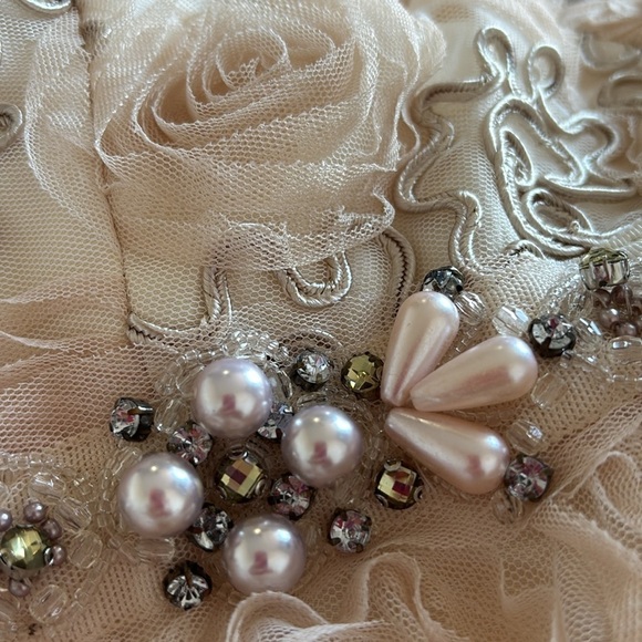 ADRIANNA PAPELL floral embossed party dress size 6 - Picture 13 of 13